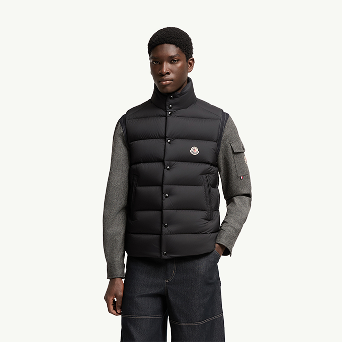 moncler tibb stand collar down vest
